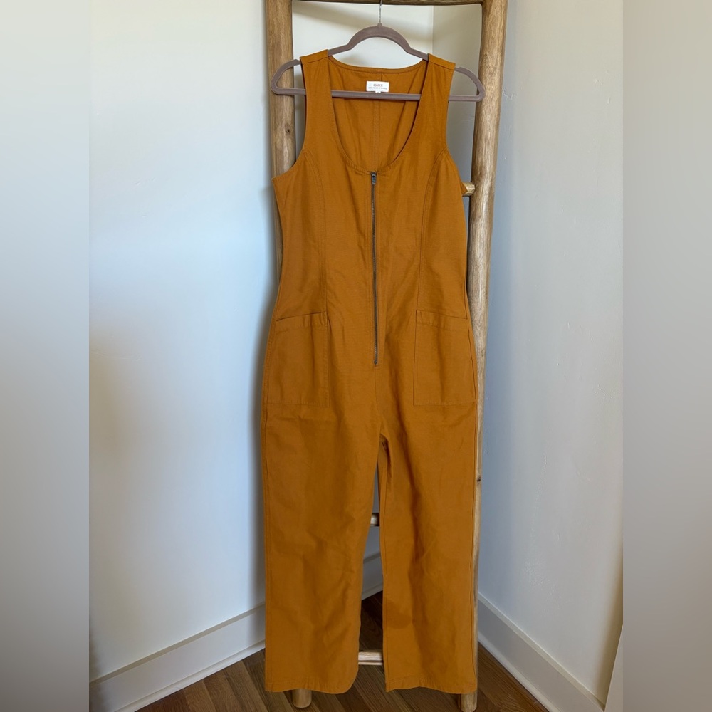 Roark Outbound Jumpsuit in Marigold / M - Picture 5 of 8